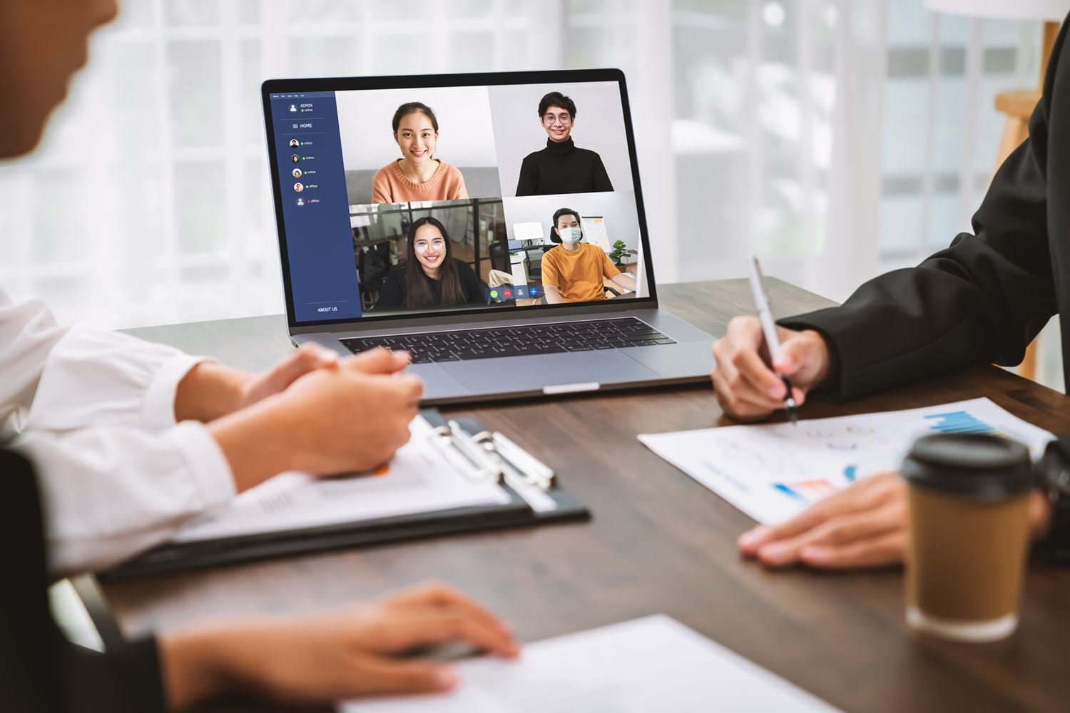 Hybrid Meeting Remote Work