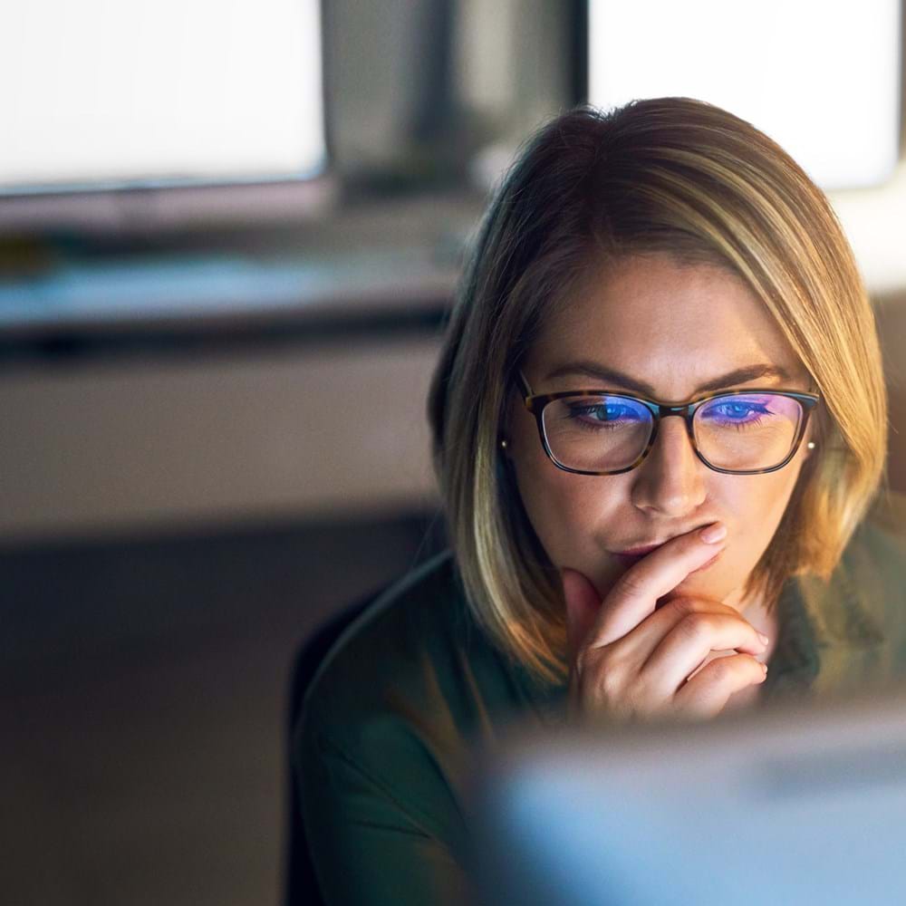 Business Woman Thinking