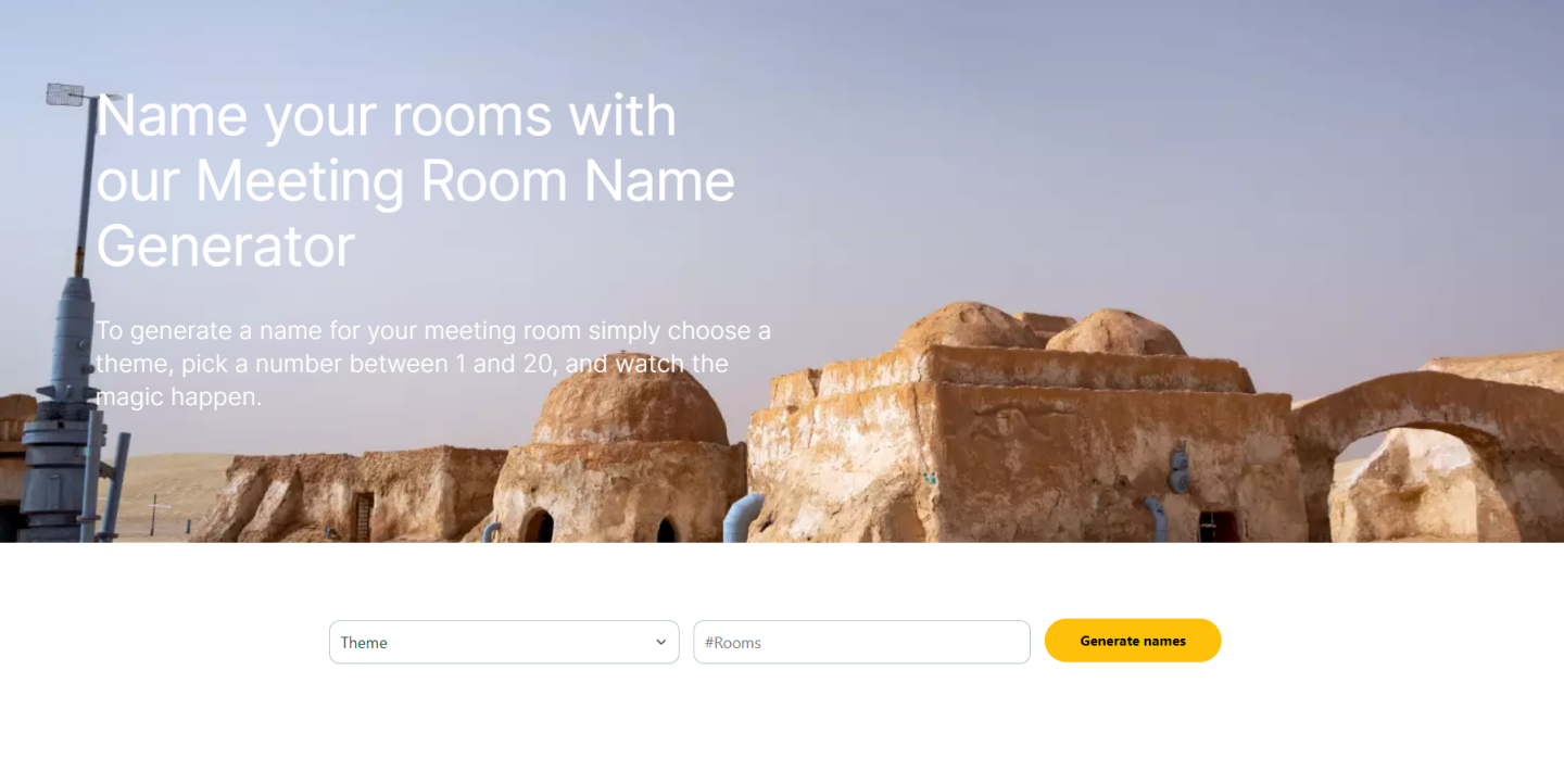 Meeting Room Name Generator   Meeting Room Name Generator Seo 